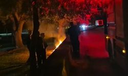 Eskişehir’de parkta şüpheli yangın