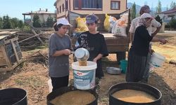 Eskişehir’de üniversite eğitimi alıyorlar, yaz tatilinde aileleriyle birlikte üretiyorlar