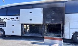 Eskişehir'de yolcu otobüsünde yangın: Yolcular tahliye edildi