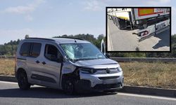 Eskişehir Çevre Yolu’nda kaza! Tıra arkadan çarptı