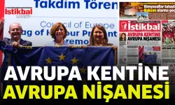 Avrupa şehrine Avrupa nişanesi