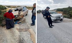 Eskişehir'de iki otomobil kafa kafaya çarpıştı: 2 yaralı!
