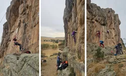 Sivrihisar Karakaya Tırmanış Bahçesi sporcuları ağırlıyor
