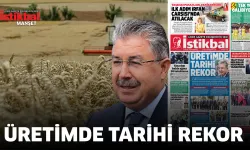 Üretimde tarihi rekor