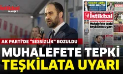 Muhalefete tepki teşkilata uyarı