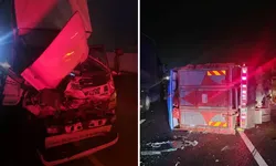 Eskişehir-Bozüyük yolunda trafik kazası: Kamyon tıra çarptı