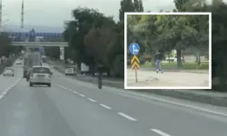 Eskişehir çevreyolunda korkutan görüntü!