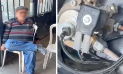 Eskişehir Sanayi Sitesi'nde tehlikeli rahatlık: LPG sızıntısının yanında sigarayla gezdi