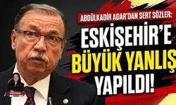 Abdülkadir Adar açtı ağzını yumdu gözünü: Eskişehir'e büyük yanlış yapıldı!