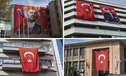 Eskişehir’de 29 Ekim hazırlıkları başladı! Cadde ve sokaklar kırmızı beyaza büründü