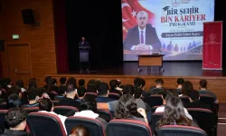 Eskişehir'de “Bir Şehir, Bin Kariyer” projesiyle öğrencilere kariyer desteği