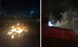 Eskişehir'de parkta yangını gören vatandaşlar 112'yi aradı!