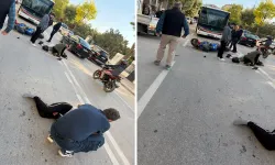 Eskişehir’de sabah saatlerinde korkutan kaza!