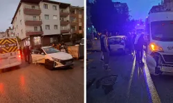 Eskişehir'de servis minibüsü ile otomobil çarpıştı