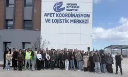 ESTÜ mimarlık öğrencileri Afet Koordinasyon Merkezi’ni inceledi