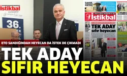 Tek aday sıfır heyecan