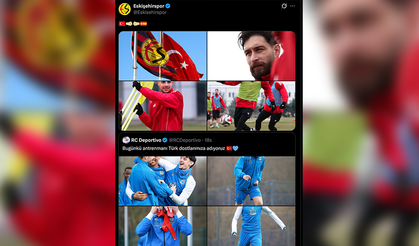 Deportivo’nun mesajına Eskişehirspor’dan dostça yanıt