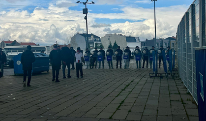 Eskişehirspor maçı öncesi çevik kuvvet önlemleri artırıldı!