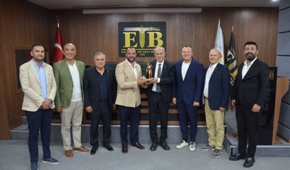 Eskişehirspor heyeti Eskişehir Ticaret Borsası'nda