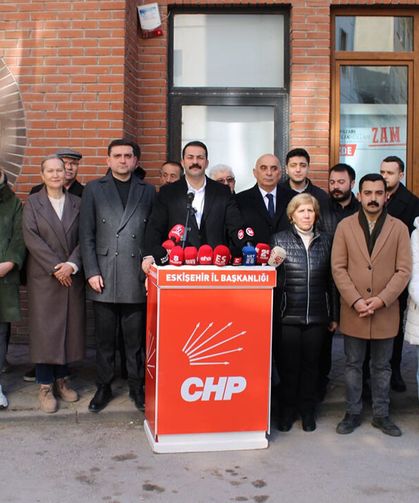 CHP Eskişehir İl Başkanlığı'nda İmamoğlu’nun mektubu okundu