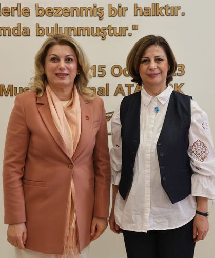 CHP Kadın Kolları Genel Başkanı Asu Kaya'dan Başkan Ünlüce'ye ziyaret