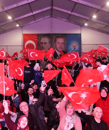 Dede Korkut Parkı’nda milli maç coşkusu yaşandı