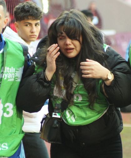 Eskişehirspor maçında talihsiz kaza