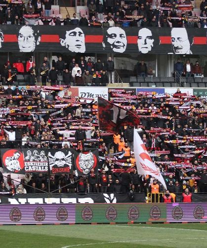 Eskişehirspor tribünleri ateş gibiydi