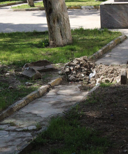 Eskişehir'de okul bahçesinde tepki çeken manzara