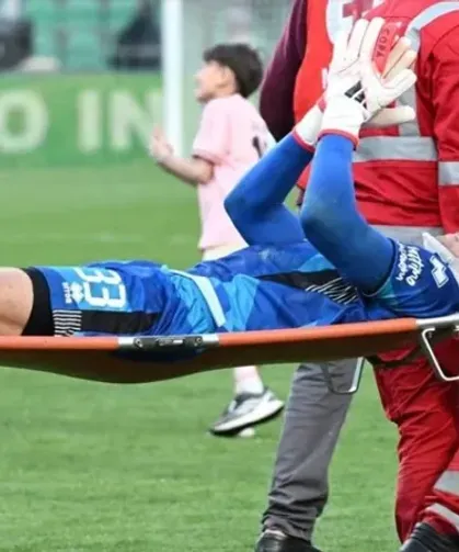 Yeşil sahalarda ilginç olay: Kalecinin boynu kırıldı