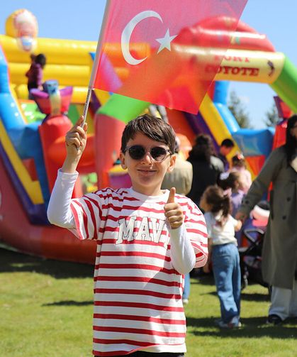 Eskişehir çocukların neşesiyle renklendi