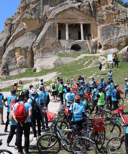 Eskişehir'de spor tarihle buluştu
