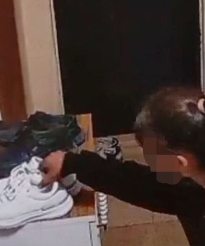 Eskişehir'de ayakkabı hırsızları böyle görüntülendi