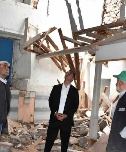 Eskişehir’de hortumun vurduğu köyde hasar incelemesi yapıldı