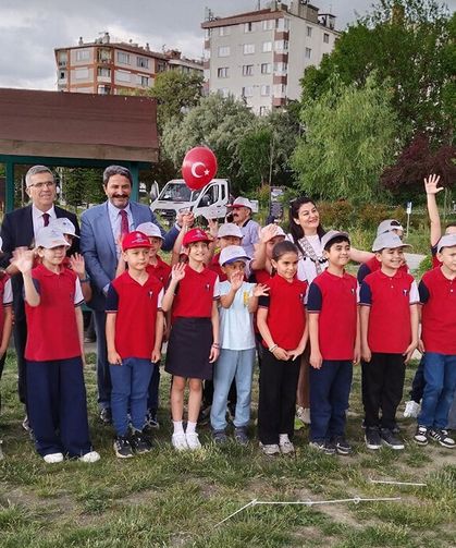 Çevre Haftası’nda miniklerden renkli görüntüler
