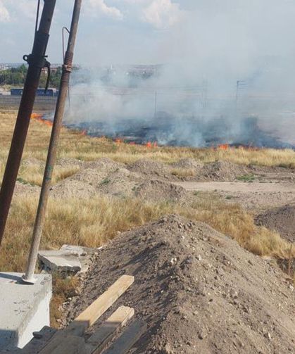 Eskişehir’de korkutan yangın: YHT hattına sıçrayabilirdi
