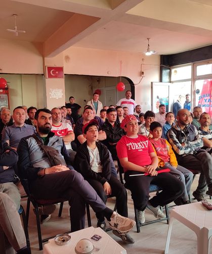 Oklubalı’da milli maç heyecanı