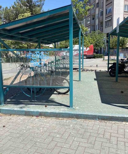 Hoşnudiye'deki bisiklet parkları bakım bekliyor