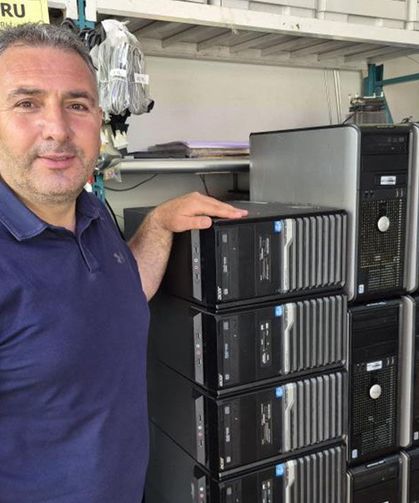Eski bilgisayarlar yenilenerek farklı alanlarda ihtiyaç karşılamayı sürdürüyor