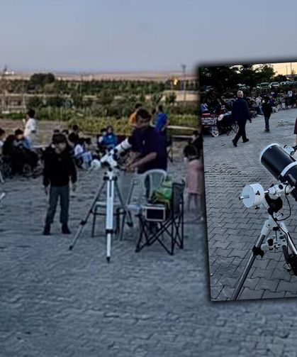 Eskişehirli vatandaşlar gökyüzü ile buluştu