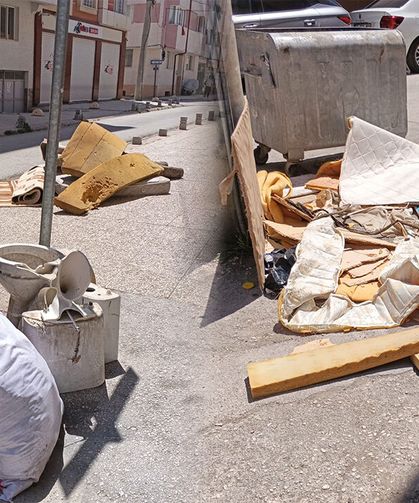 Eskişehir’de sokaklar ikinci el deposuna döndü