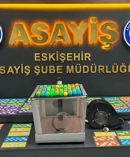Eskişehir'de kumar operasyonu: 36 kişiye binlerce lira ceza kesildi