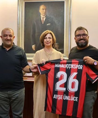 Mihalıççık Spor Kulübü'nden Başkan Ünlüce'ye ziyaret