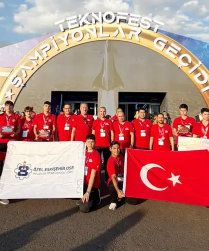 Özel EOSB Mesleki ve Teknik Anadolu Lisesi’nden TEKNOFEST’te büyük başarı: 4 Türkiye derecesi