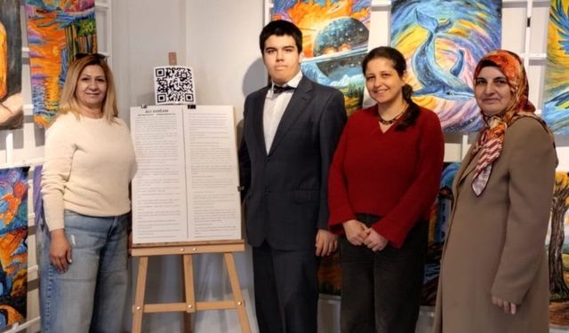 Otizmli çocukların eserleri büyük beğeni topladı