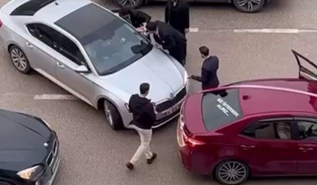 Düğün konvoyunda ortalık karıştı