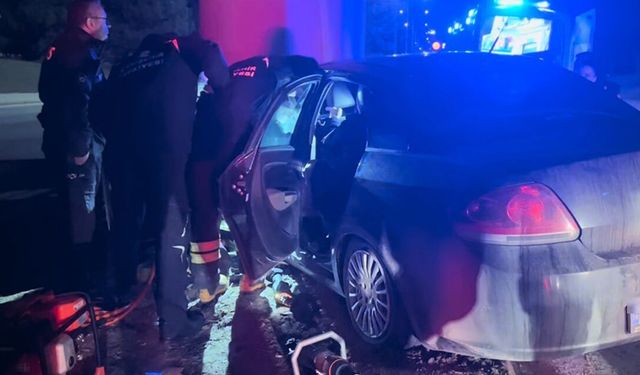 Eskişehir’de üst geçit kolonuna çarpan şahıs hayatını kaybetti