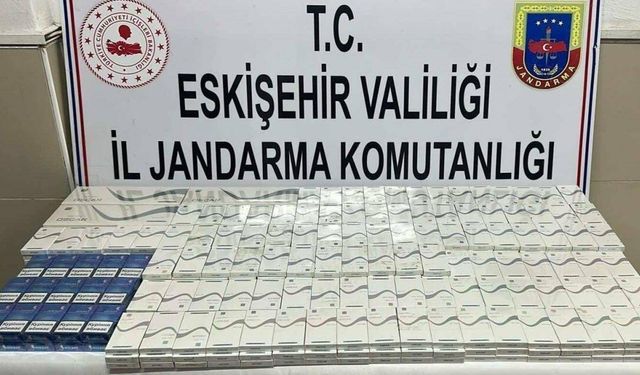 Eskişehir'de 479 paket kaçak sigara ele geçirildi