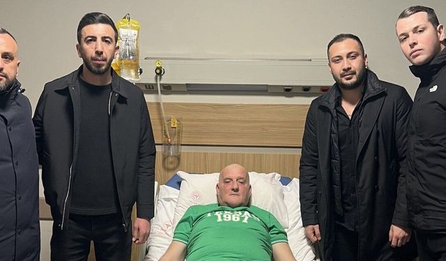 Eskişehirspor Nefer Tribünü Selim Kurtulan'ı ziyaret etti