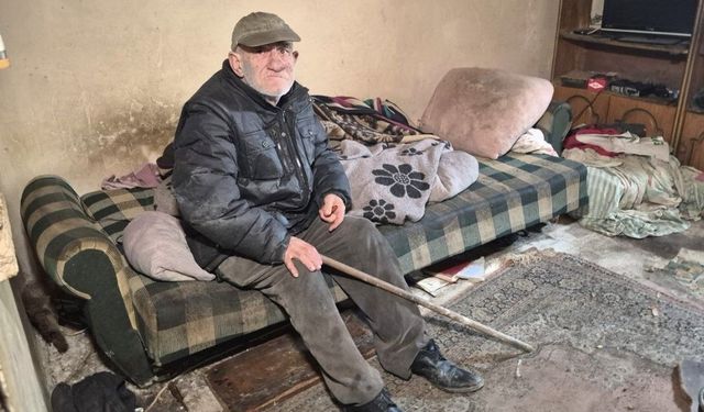 Eskişehir'de metruk evde tek başına yaşam mücadelesi verdi